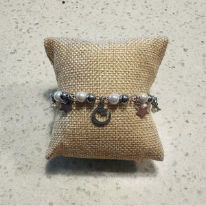 Bracelet stainless steel star and moons